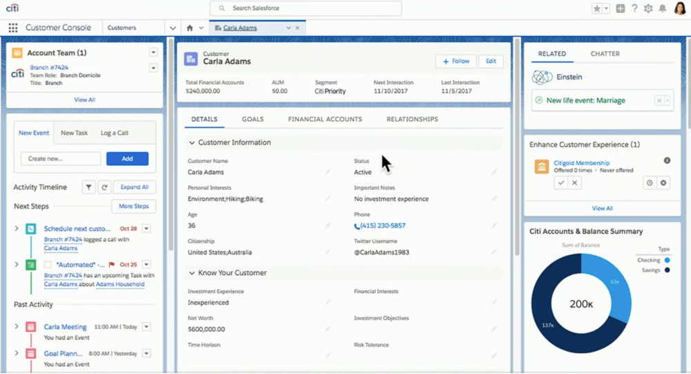Salesforce Financial Services Cloud NYC